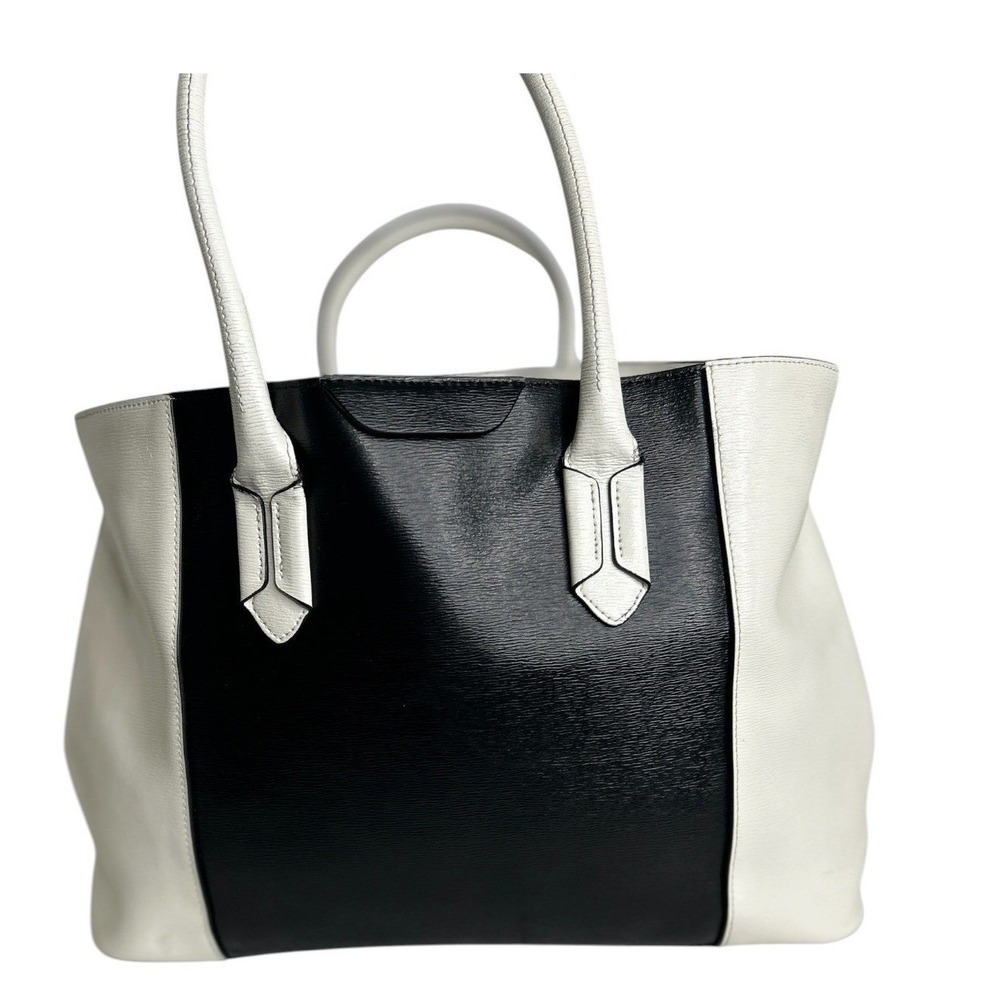 Lauren Ralph Lauren Dryden Marcy Colorblock Leather Tote Bag - Picture 2 of 13